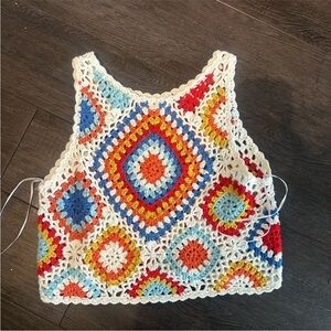 Altar'd State Sinead Crochet Tank Top